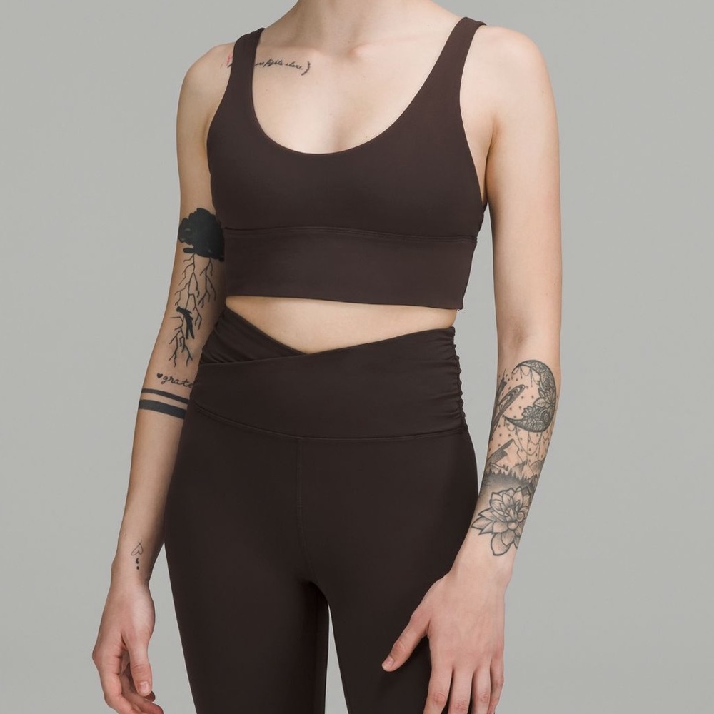 Lululemon align bra light support A/B cup- French press- 6